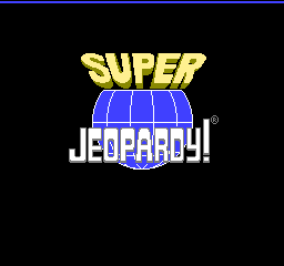 Super Jeopardy! Title Screen